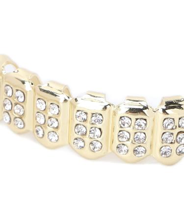Hip Hop Teeth Brace Hip Hop Teeth Fashionable for Halloween Party for Hip Hop Fashion Shows for Concert for Men for Women(gold) - Buy Online on SooperMarket.com
