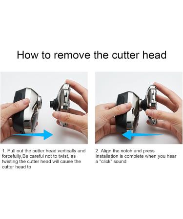 Barturer Replacement Cheese Heads for Men | Universal 9-Head Handlers & Double Ring Neamou Silver - Premium Body Hair Replacement Heads - Buy Online on SooperMarket.com