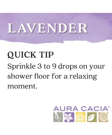 Buy Aura Cacia Organic Lavender Essential Oil - Pure 0.25 fl oz (7.4 ml) for Relaxation - Buy Online on SooperMarket.com