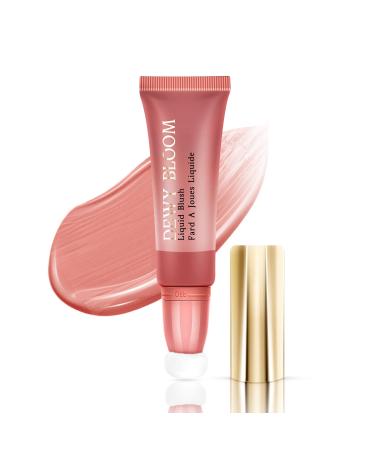 Cilrofelr Makeup Liquid Blush  Blush Beauty Wand  Natural-looking Liquid Blush Wand Dewy Finish  Highly Pigmented  Easily Blendable  Weightless  Long-wearing |101-Ravishing Soft Pink 0.34fl.oz 101-RAVISHING(Nude Pink)