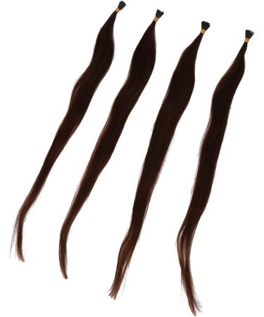 Naugan 200S 22 inch Keratin -Bonded Stick I Tip Hair Extensions 04 (Size: 22 Inch Color: Medium Brown) - Buy Online on SooperMarket.com