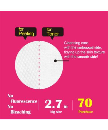 Buy Peeling Jumbo Pads 70 Purifying Cleansing Pads for Pore Care & Makeup Removal | Free Shipping Worldwide - Buy Online on SooperMarket.com
