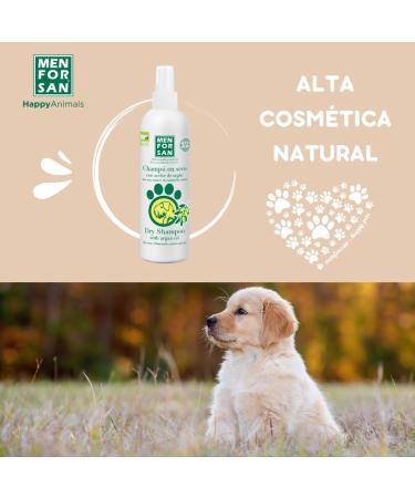MENFORSAN Argan Oil Dry Shampoo for Dogs - 250ml | Gentle & Effective Dog Grooming Solution | Shop Internationally - Buy Online on SooperMarket.com