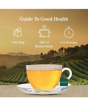 Vahdam Turmeric Ginger Herbal Tea Bags - Caffeine-Free 30 Count | Kurkuma & Fresh Spices | Brew Hot Iced or Kombucha | Authentic Indian Blend - Buy Online on SooperMarket.com
