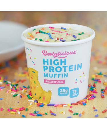 Bootylicious High-Protein Muffin 12-Pack | 25g Protein | 7g Net Carbs | 1.86-1.76oz Cup | Variety Pack - Buy Online on SooperMarket.com