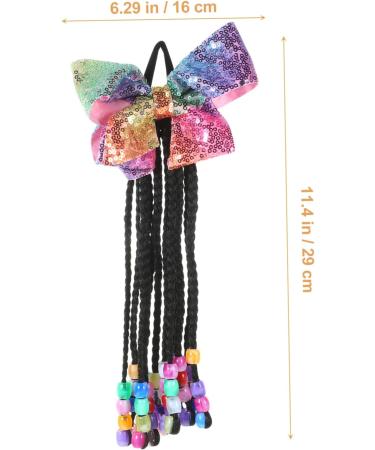 CORHAD Ponytail Beads and Dreadlocks Women Braided Hair Extensions Braiding Hair Braids Hair Extension Bowknot Beaded Ponytail Hair Extensions Ponytail Synthetic Hairpiece Braided Wig 29.00X16.00X5.00CM As Shown 03 - Buy Online on SooperMarket.com