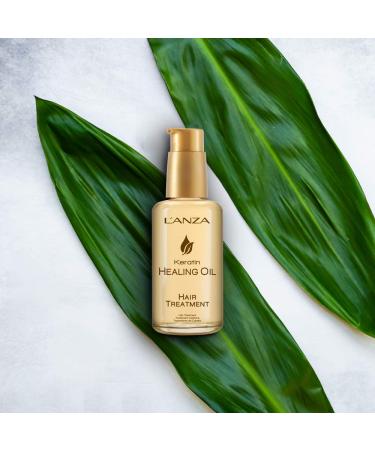 L'ANZA Keratin Healing Oil Hair Treatment 0.34 Fl Oz - Nourishing Hair Repair Solution - Buy Online on SooperMarket.com