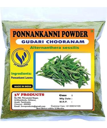 THRU Ponnankanni Powder 100g | Garundi | Honagonne | Alternanthera sessilis (Pack of 2x100g)