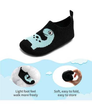 Kids Beach Swim Shoes - Non-Slip Quick Dry Aqua Socks for Boys & Girls | UK Size 10.5/11 Blue - Buy Online on SooperMarket.com