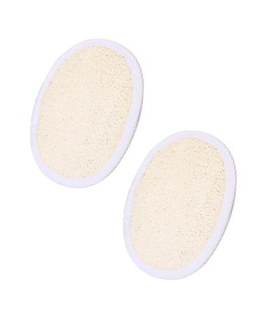 8 Pcs Bath Towel Natural Loofah Pads Exfoliating Shower Loofah Natural Sponges Loofah Face Pads Cleaning Sponges Facial Scrubber for Face Sponge Mat Remove Oil