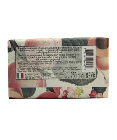 Nesti Dante Il Frutteto Anti-Stress Soap - Medlar & Jujube 250g | Luxurious Natural Soap for Stress Relief | Buy Internationally - Buy Online on SooperMarket.com