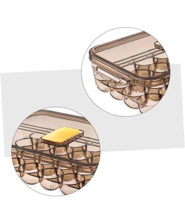 Healeved Box Egg Carton Refrigerator Eggs Fridge Egg Dispenser Fridge Egg Holder Egg Holders re-usable - Buy Online on SooperMarket.com