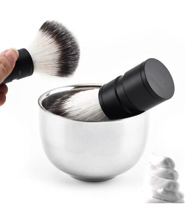 Sanwood Dust Remover Set - High Elasticity Beard Brush & Soap Shell for Men - Quick Foaming Shaving Brushes | Perfect for Home Use - International Shipping Available - Buy Online on SooperMarket.com