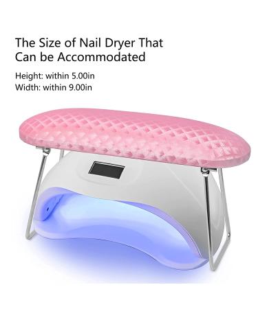 AORAEM Nail Arm Rest - Microfiber Leather Manicure Hand Pillow (Pink) - Buy Online on SooperMarket.com