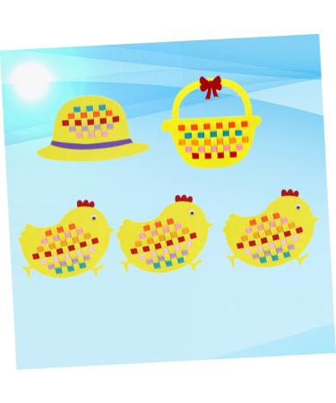 Amosfun 5pcs Chicken Shaped Tobots Toys for Easter Party - Educational Baby Toy Gift - Buy Online on SooperMarket.com