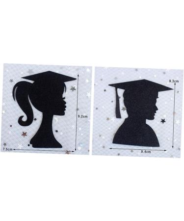 Vaguelly 60 Pcs Insert Card Birthday Party Treat Picks Party Supplies Graduation Grad Cap Cupcake Topper Cake Decoration Picks Food Decor Cake Insert Topper Decorations Birthday Cake Paper - Buy Online on SooperMarket.com