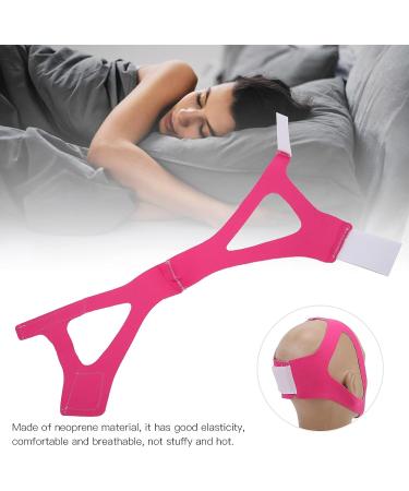 Anti Snoring Chin Strap - Snore Relief Solution for Adults - Breathable & Adjustable - Red - Buy Online on SooperMarket.com