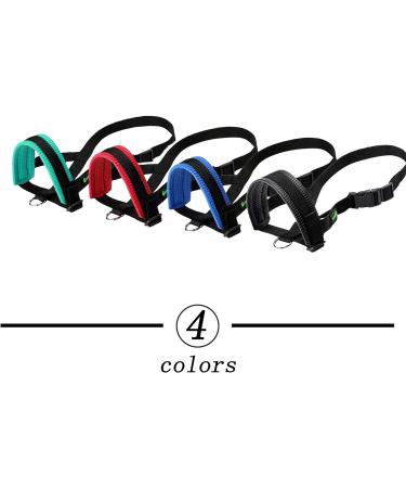 Nylon Soft Dog Muzzle for Biting Prevention and Chewing Control - XL Black - Buy Online on SooperMarket.com