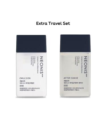 WELCOS Kwailnara NEONIS Aftershave & Emulsion Set | 5.07 Fl oz + Travel Sizes | Korean Men's Skincare Gift Set - Shipping Internationally - Buy Online on SooperMarket.com