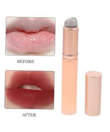 2pcs Silicone Lip Brush Applicator Set - Perfect for Lipstick Lip Balm & Eyeshadow - Makeup Tools for Flawless Application - Buy Online on SooperMarket.com