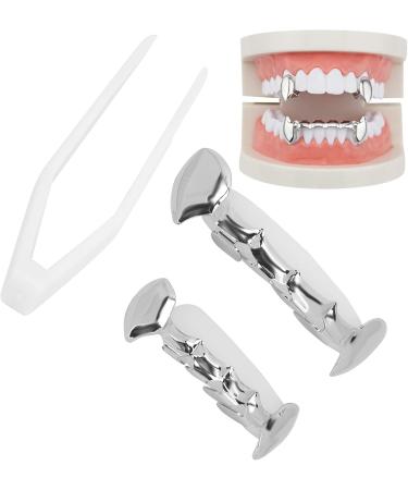 Shop Hip-Hop Teeth Set | Reusable Silver Costume Accessories for Men & Women - Perfect for Halloween & Parties! - Buy Online on SooperMarket.com