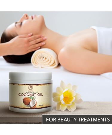 Coconut Oil 250ml - Cocos Nucifera Oil - Indonesia - 100% Pure & Natural Cold Pressed - Best Benefits for Skin Hair Face Body Care - Unrefined Coconut Oils - Buy Online on SooperMarket.com