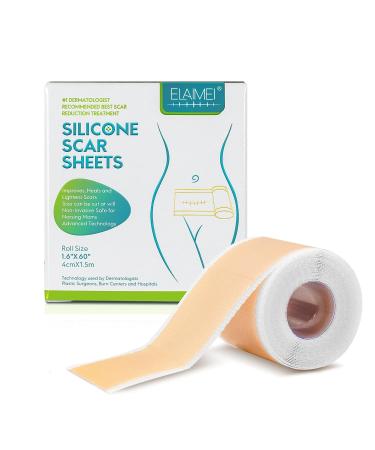 Silicone Scar Sheets Roll - Professional Reusable Scar Removal Tape for C-Section Surgery, Burns, Keloids, Acne - WUHEMA - Buy Online on SooperMarket.com