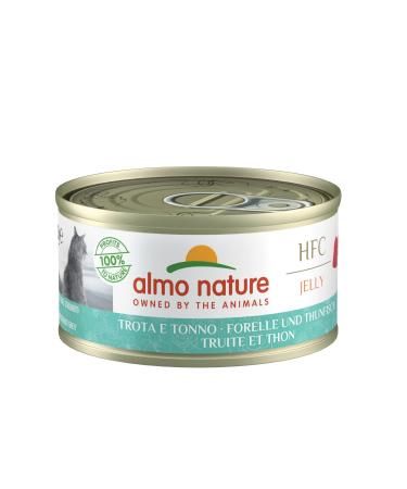 Almo Nature HFC Jelly wet cat food - Trout and Tuna 24 pack (24 x 70g) Fish 70 g (24 pack)