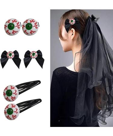 JSGHGDF Bloody Eyeball Hair Clip Barrettes Halloween Headwear Hairpin Cute Barrettes - Buy Online on SooperMarket.com