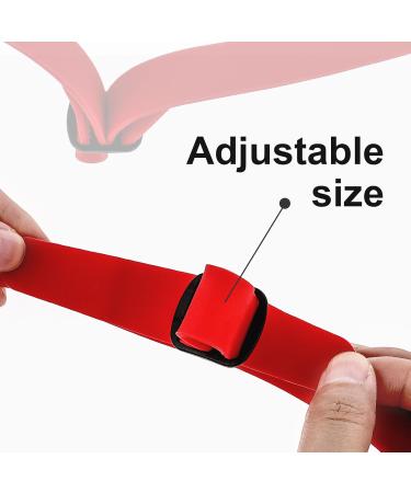 Adjustable Haircut Band & Hair Trimming Stencil - Professional Neckline Shaving Template for Home & Salon Use (Red) - Buy Online on SooperMarket.com