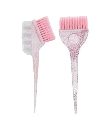 3PC Hair Dye Set - Color Mixer & Tinting Brush for Home & Salon Use | Pink Hair Coloring Comb & Barber Tools - Buy Online on SooperMarket.com