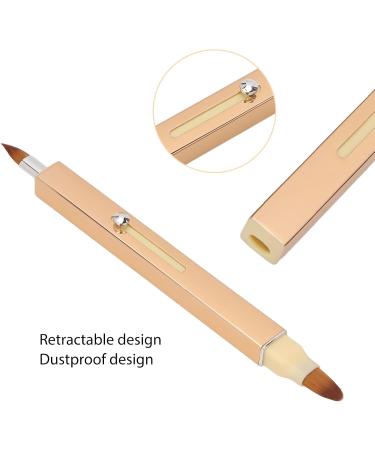 Double Ended and Single Ended Nylon Bristle Lip Brush Retractable Lip Brush Portable Multipurpose Lip Makeup Brush for Travel Home Lip Brush Applicators for Lipstick Lip Gloss Lip - Buy Online on SooperMarket.com