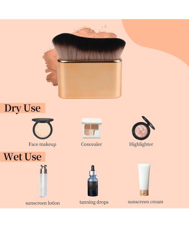 LLMSIX Tanning Brush Self Tan Brush Soft Body Makeup Brush Portable Self Tanning Brush Face and Body Brush Self Tan Applicator Self Tan Blending Brush for Tanners - Buy Online on SooperMarket.com