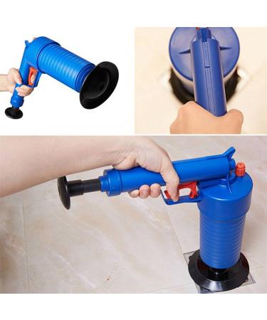 High Pressure Drain Pump Cleaner - Powerful Air Blaster Plunger Gun for Toilets & Basins | Unblock Your Kitchen & Bathroom - Buy Online on SooperMarket.com