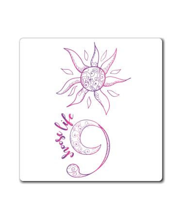 Depression Awareness Support Symbol Tee Shirt Gift Vintage Sun Celestial Semicolon Graphic Men Women T Shirt Magnets 3" 3"