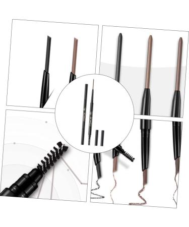Beavorty 3pcs 2 1 Eyebrow Makeup Tools Eyebrow Pen Microblading Pencil Rotate Eyebrow Pencils Lasting - Buy Online on SooperMarket.com