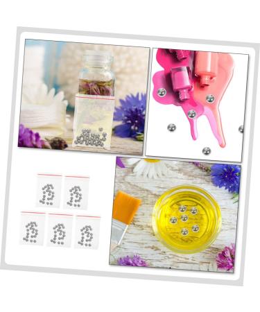 Healeved 5 Nail Stirring Ball Nail Polish Mixing Balls Stainless Steel Mixing Balls Oil Paint Models Manicure Mixing Balls Mixing Balls for Manicure Coloring Mixing Tools Oil Stirring Balls - Buy Online on SooperMarket.com
