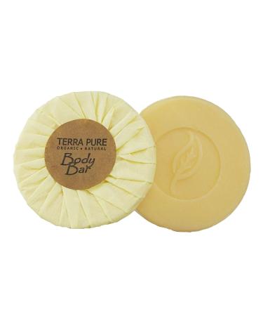 Terra Pure Bar Soap Travel Size Hotel Amenities 1.25 oz (Pack of 100) Green Tea 1.25 Ounce (Pack of 100)