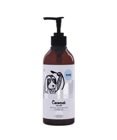 Yope natural shower gel |400ml |Coconut & Sea Salt |Regenerate |Moisturizing |97% from natural ingredients Coconut and Sea Salt 400 ml (1 Pack)