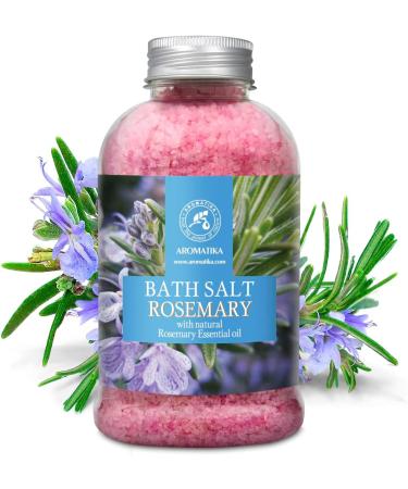 Buy Rosemary Salt 600g - Natural Sea Salt with Essential Rosemary Oil for Bathing Relaxation and Aromatherapy - International Shipping Available - Buy Online on SooperMarket.com
