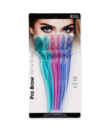 Ardell Pro Brow Trim & Shape  Eyebrows Trimmer  and Shaper  6 counts in 1 pack