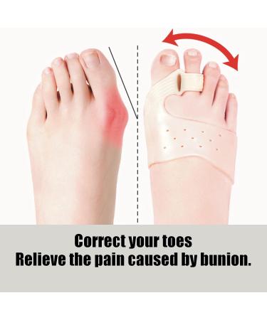 Orthopedic Ballen Toe Corrector - Silicone Smoothing Sleeves for Hammer Toe Chicken Eyes & Toenail Relief | International Shipping Available - Buy Online on SooperMarket.com