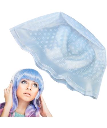 Toseky Hair Hat for Hair Dye Highlight Hair Hat Highlighting Hat - Silicone Hair Dying Hat Bleach Hat Reusable Hair Color Hat Hairdressing Dying Staining Tools - Buy Online on SooperMarket.com