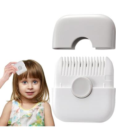 1pc Split Ends Hair Trimmer for Women 2 in 1 Mini Portable Cute Hair Brush Detachable Dustproof Knob Adjustable Stainless Steel Slicer Hair Clipper Grey - Buy Online on SooperMarket.com