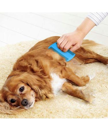 SKYPIA 4 Pack Double Sided Pet Combs for Grooming - Flea, Tick, Lice, Dandruff Removal - Fine Tooth Hair Combs for Cats, Dogs, Puppies - Buy Online on SooperMarket.com