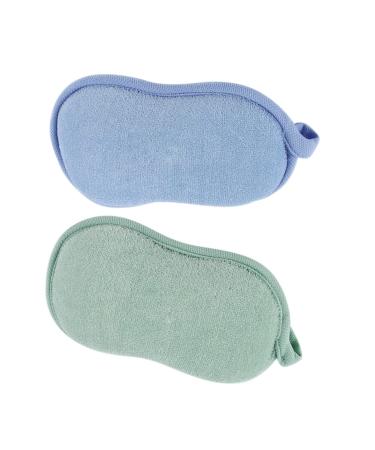 NOLITOY 2pcs Bath Sponge Fiber Sponge Sponges Scrubber Exfoliating Loofah Sponge Face Facial Sponge Shower Ball Bath Ball Natural Exfoliating Brush Bath Wipe Cushion Child