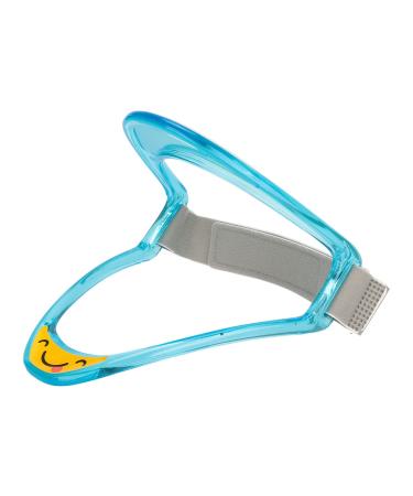 Neck support adjustable neck support correctly inclined neck support collar neck traction device for men and women (blue)