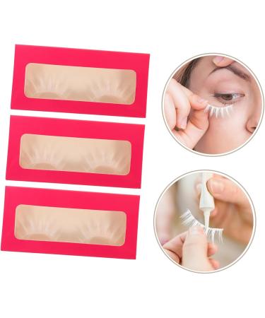 FOMIYES 12 Pairs Makeup False Eyelashes Japanese Lashes Eyelashes Cosplay Lashes Fake Lashes False Eyelashes Lashes False Lash White Fiber 3d Cosmetic Cross - Buy Online on SooperMarket.com