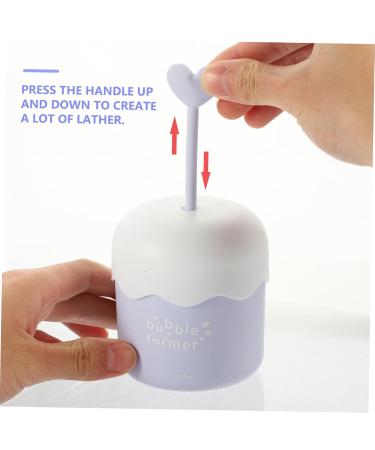 FRCOLOR 2 Pcs Marshmallow Whip Maker - Sky Blue Foam Cup for Skincare & Face Wash | Portable Rich Foam Maker - Buy Online on SooperMarket.com