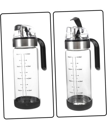 Alipis 3pcs Automatic Opening and Closing Oiler Glass Vinegar Pot Oil Container Syrup Bottle Soy Sauce Bottle Vinegar Container Soy Sauce Container Oil Bottle Stainless Steel Olive Oil Pp 22X7X7CMx3pcs As Shownx3pcs - Buy Online on SooperMarket.com